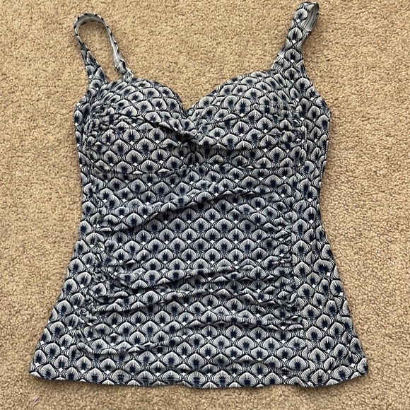 Bond-eye Wireless Adjustable Straps Tankini Swimsuit Set Size 6 D/DD - Picture 2 of 9